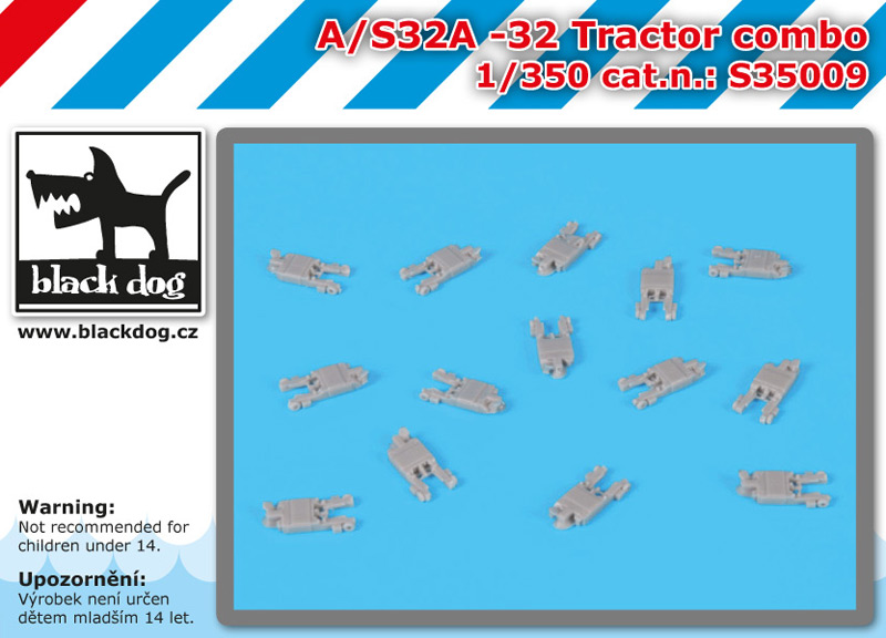 S35009 1/350 A/S 32A-32 Tractor combo