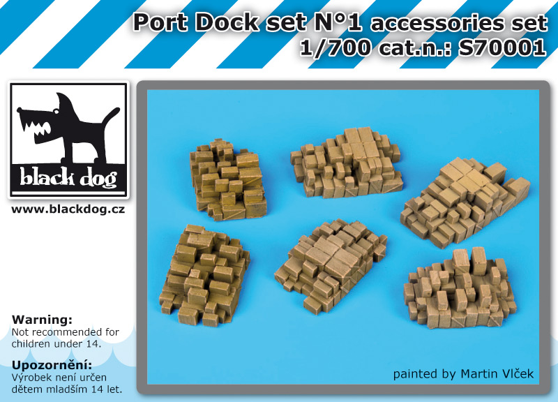S70001 1/700 Port dock set N°1