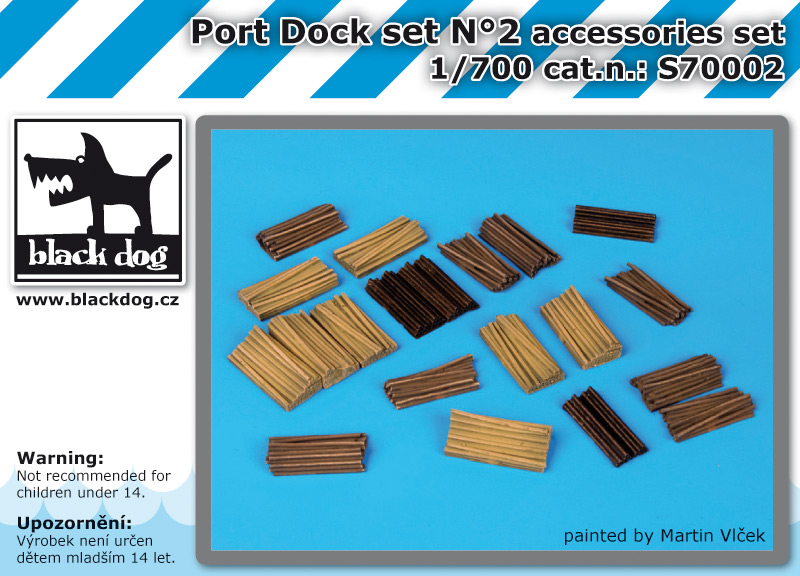 S70002 1/700 Port dock set N°2