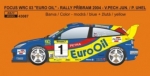 REJ43087 Decal – Ford Focus WRC 03 EURO OIL - Rally Příbram 2004 1/43 1/43
