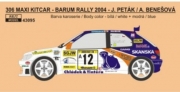 REJ43095 Decal – Peugeot 306 Maxi KitCar Evo Barum Rally 2004 1/43 1/43