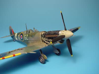 [사전 예약] 4210 1/48 Spitfire Mk. IX detail engine set HASEGAWA Aires