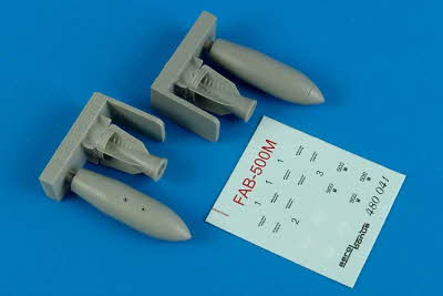 [사전 예약] 480041 1/48 FAB-500M Russian bombs for all models Aerobonus