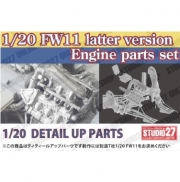 [사전 예약] ST27-FP20127 1/20 FW11 Engine parts set latter version forTAMIYA1/20FW11 STUDIO27 【Detail Up Parts】