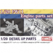 [사전 예약] ST27-FP20126 1/20 FW11 Engine parts set forTAMIYA1/20FW11 STUDIO27 【Detail Up Parts】