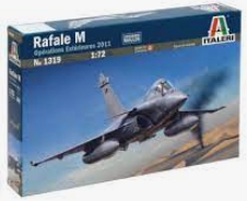 [사전 예약] 1319 1/72 Dassault Rafale M Opérations Extérieures 2011 (Upgraded Moulds)