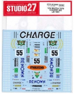 ST27-DC959D 1/24 Mazda 787B CHARGE #55 LM 1991 for TAM