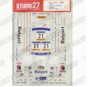 [사전 예약] ST27-DC404 1/24 Impreza WRC Catalunya 2000 STUDIO27 【Original Decals】 for Tamiya