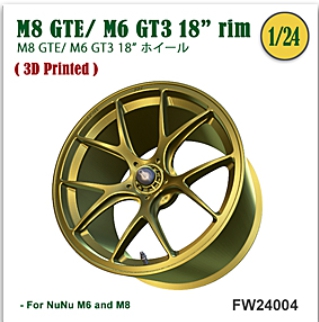 [사전 예약] FW24004 1/24 M8 GTE/ M6 GT3 - BBS rim