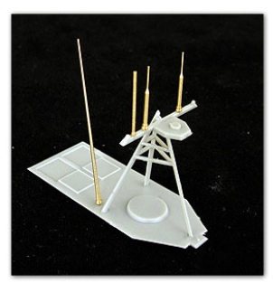 AS03-030 1/350 Whip Antenna ( 4 Pic ) For USS LCS Metal part