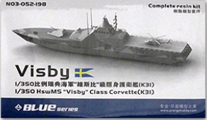 N03-052 1/350 HswMS \"Visby\" Class Corvette(K31) / Complete resin kit