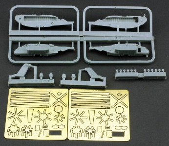 N03-117 1/350 MH-53E( 2 groups) universal part Resin pieces,PE