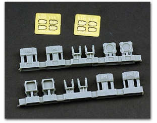 N03-126-58 1/350 RIM-116 Rolling Airframe Missile universal part Resin pieces,PE