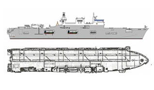 N07-030-268 1/700 HMS Ocean / Complete resin kit