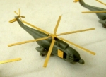 N07-035-58 1/700 PLA Z-8(Sa321 Super Frelon)Helicopter Series(8 groups) universal part Resin pieces,