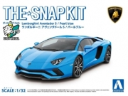 [사전 예약] 06349 1/32 The Snap Kit - Lamborghini Aventador S (Pearl Blue)