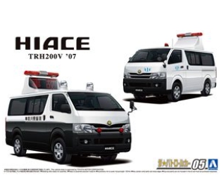 [사전 예약] 06331 1/24 Toyota TRH200V Hiace Traffic Accident Handling Vehicle / Area Inspection Vehicle '07