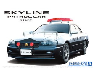 [사전 예약] 06125 1/24 Nissan ER34 Skyline Police Car '01
