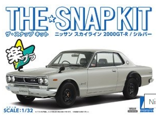 [사전 예약] 05882 1/32 Nissan Skyline 2000GT-R (Silver)