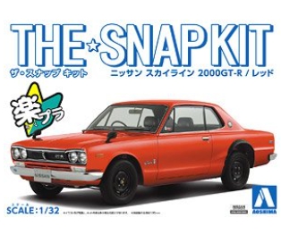 [사전 예약] 05884 1/32 Nissan Skyline 2000GT-R (Red)