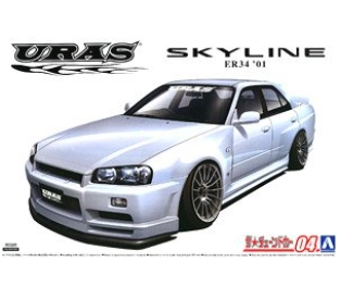 [사전 예약] 05534 1/24 URAS ER34 Skyline TYPE-R '01(Nissan)