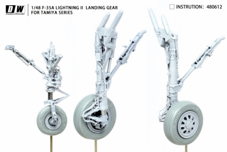 [SALE-사전 예약] 480612 1/48 F-35A landing gear for TAMIYA Kit