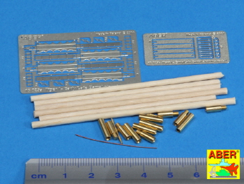 16025 1/16 Cleaning rods for Tiger I -late