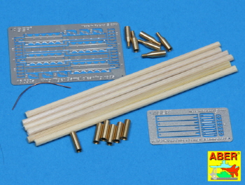 16052 1/16 Barrel cleaning rods for Tiger II