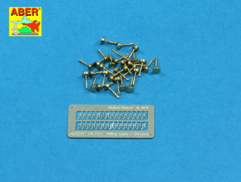 16111 1/16 Wing nuts PE nuts with turned bolt x 30 pcs.
