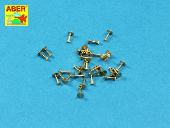 16112 1/16 Turned Hexagonal bolts (1,34x2,60mm) x 30 pcs.