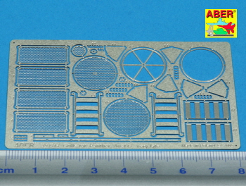 35G14 1/35 Grilles for Sd.Kfz. 171 Panther, Ausf G-late model
