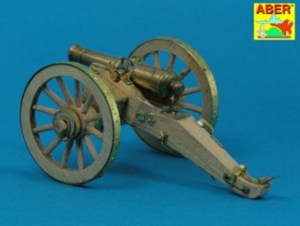 72M-01 1/72 Napoleonic war period-British 6-punder gun