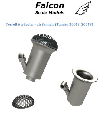 FSM-02-C Air funnel for 1/20 scale models: Tyrrell Ford P34 (10+10 units/each)
