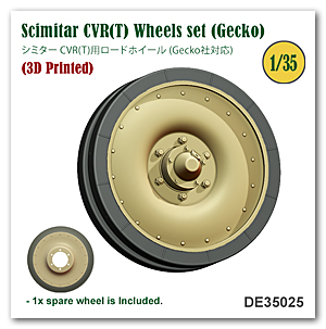 [사전 예약] DE35025 1/35 Scimitar CVR(T) Wheels set for Gecko