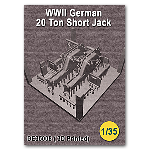 [사전 예약] DE35008 1/35 German WWII 20 ton Short Jack (2 sets)