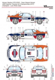 24051 1/24 Nissan Skyline GTR (R32) - Team Repsol Nissan - 1993 Spanish Touring Car Championship (CE