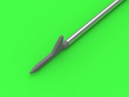 AM-32-116 1/32 US WWII Pitot Tube - Shark-fin type probe (1 pc) - used on P-36, P-39, P-40, P-47, A-