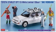 [사전 예약] 20610 1/24 Toyota Starlet EP71 Si White Limited (3-Door) Ski Version