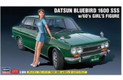 [사전 예약] 52277 1/24 Datsun Bluebird 1600 SSS w/60's Girl Figure