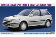 [사전 예약] 21132 1/24 Toyota Starlet EP71 Turbo S (3-Door) Late Production Type