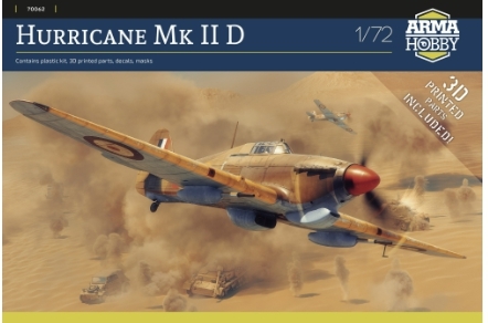 [사전 예약-5월] 70062 1/72 Hurricane Mk.IId