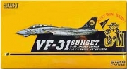 [사전 예약] S7203 1/72 F-14D Tomcat VF-31 Sunset Great Wall Hobby