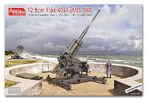 [사전 예약] 35A020 1/35 German 12.8cm Flak40 & Wurzburg Radar FuMG 39D 