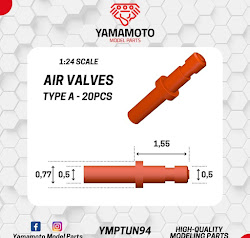 [사전 예약 ~3/28일] YMPTUN94 1/24 Air valves type A - 20pcs