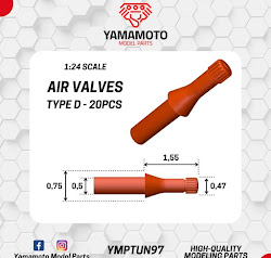 YMPTUN97 1/24 Air valves type D - 20pcs
