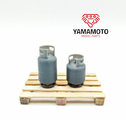 [사전 예약 ~3/28일] YMPGAR14 1/24 Gas cylinder set (Propan-butan)