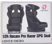 [사전 예약 ~6/5일] HD03-0630 1/24 Racing Seat Pro Racer SPG Seats(Resin+Decals+PE)
