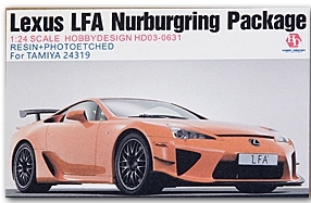 HD03-0631 1/24 Lexus LFA Nurburgring Package For T  24319(Resin+Decals+PE)