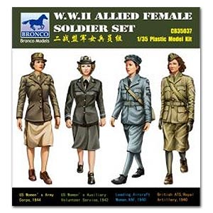 [사전 예약] CB35037 1/35 WWII Allied Female soilder set 