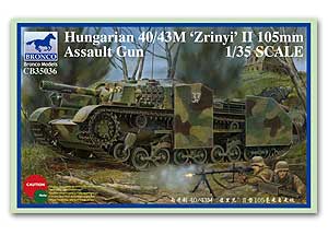 [사전 예약] CB35036 1/35 Hungarian 40/43M 'Zrinyi' II 105mm Assault Gun 